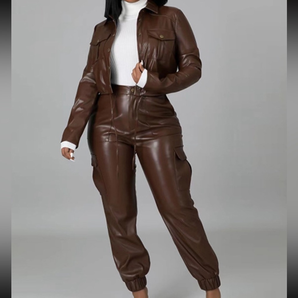 Faux leather set XL